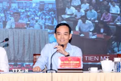 Ông Trần Lưu Quang, Ủy viên Bộ Chính trị, Bí thư Thành ủy Thành phố Hồ Chí Minh, Trưởng Đoàn đại biểu Quốc hội Thành phố Hồ Chí Minh. (Ảnh: Xuân Khu/TTXVN)