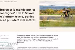 Câu chuyện của Bastien Rebotton được chia sẻ trên trang mạng của kênh truyền hình quốc gia France 3 của Pháp. (Ảnh: TTXVN phát)