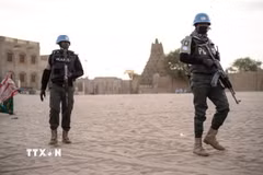 Cảnh sát Nigeria. (Ảnh: Sputnik/TTXVN)