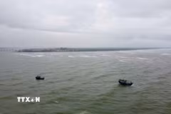 Lực lượng Bộ đội Biên phòng, các phương tiện, đơn vị nỗ lực phối hợp tìm kiếm, cứu nạn. Ảnh minh họa. (Ảnh: TTXVN phát)