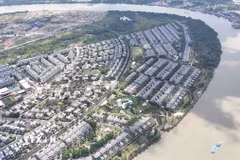 Một dự án đô thị ven sông Đồng Nai (phường Long Hưng, Đồng Nai). (Ảnh: Công Phong/TTXVN)
