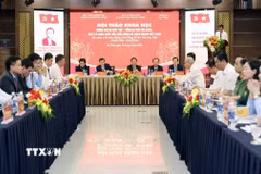 Quang cảnh hội thảo. (Ảnh: Công Tường/TTXVN)