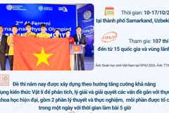 Olympic Vật lý Quốc tế Al-Fergani: 4/4 học sinh Việt Nam đoạt huy chương
