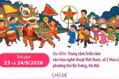 Nhiều hoạt động văn hóa nghệ thuật bổ ích tại Lễ hội Trung Thu 2026