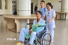 Sức khỏe người bệnh sau ghép tim xuyên Việt đã bình phục với các chỉ số lâm sàng ổn định. (Ảnh: Mai Trang/TTXVN)