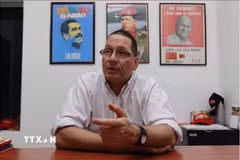 Ông Jesús Germán Faría Tortosa, Phó Chủ tịch Đảng Xã hội Chủ nghĩa Thống nhất cầm quyền Venezuela (PSUV). (Ảnh nhân vật cung cấp/TTXVN phát)