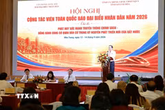 Chủ tịch Quốc hội Trần Thanh Mẫn phát biểu chỉ đạo. (Ảnh: Doãn Tấn/TTXVN)