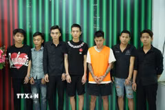 Cơ quan Cảnh sát điều tra Công an Thành phố Hồ Chí Minh đã ra Lệnh giữ người trong trường hợp khẩn cấp đối với 7 đối tượng. (Ảnh: TTXVN phát)