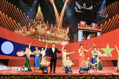 Lễ kỷ niệm 60 năm Ngày thiết lập quan hệ ngoại giao (5/9/1962-5/9/2022), 45 năm Ngày ký Hiệp ước Hữu nghị và Hợp tác Việt Nam-Lào (18/7/197 18/7/2022) được tổ chức trọng thể tại Thủ đô Hà Nội. (Ảnh: Lâm Khánh/TTXVN)