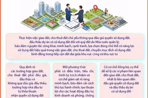 Nghị quyết số 21-NQ/TW: Giao đất, cho thuê đất, chuyển mục đích sử dụng đất 