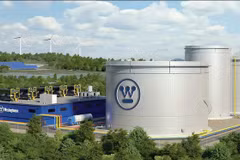 Một nhà máy điện hạt nhân của Westinghouse. (Ảnh: connectcre)