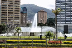 Khu vực quảng trường Plaza Venezuela. (Ảnh: DDN)