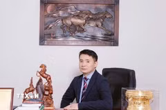 Chủ tịch Hội Người Việt Nam tại Mông Cổ Nguyễn Huy Tuấn. (Ảnh: TTXVN phát)