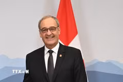 Tổng thống Thụy Sĩ Guy Parmelin. (Ảnh: AFP/TTXVN)