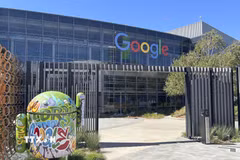 Trụ sở hãng Google tại Mountain View, California, Mỹ. (Ảnh: Kyodo/TTXVN)