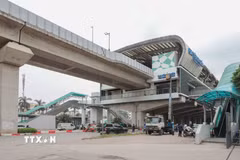 Hà Nội Metro. (Ảnh: Phan Phương/TTXVN)