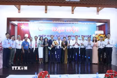 Ban Chấp hành Hiệp hội Cà phê Buôn Ma Thuột nhiệm kỳ 2025-2030 gồm 20 thành viên. (Ảnh: Tuấn Anh/TTXVN)