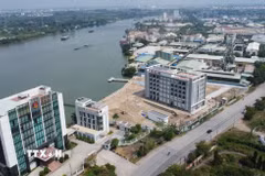 Trụ sở cơ quan Nhà nước mới được xây dựng tại Khu công nghiệp Biên Hòa 1, tỉnh Đồng Nai. (Ảnh: Công Phong/TTXVN)