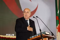 Tổng thống Algeria Abdelmadjid Tebboune. (Ảnh: THX/TTXVN)