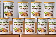 Sản phẩm bổ sung dinh dưỡng Fucoidan. (Ảnh: VTV)