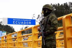 Biên giới Ecuador. (Ảnh: Reuters)