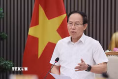 Phó Thủ tướng Lê Tiến Châu phát biểu chỉ đạo. (Ảnh: Lâm Khánh/TTXVN)
