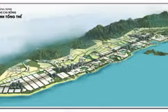 Phối cảnh Khu đô thị Đông Bắc cảng Cái Rồng.