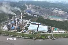 Nhà máy nhiệt điện Quảng Ninh (Tập đoàn Điện lực Việt Nam), phường Cao Xanh, tỉnh Quảng Ninh, (Ảnh: Vũ Sinh/TTXVN)