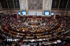 Quang cảnh một phiên họp Quốc hội Pháp ở Paris. (Ảnh: THX/TTXVN)