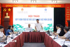 Ông Đỗ Xuân Tuyên, Thứ trưởng Bộ Y tế phát biểu tại Hội thảo. (Ảnh: Đinh Hằng/TTXVN)