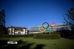 Trụ sở Ủy ban Olympic Quốc tế (IOC) tại Lausanne, Thụy Sĩ. (Ảnh: AFP/TTXVN)