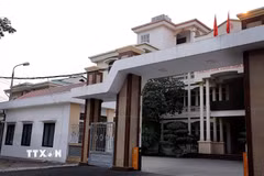 Trụ sở Thanh tra (tỉnh Hòa Bình cũ) được chuyển đổi thành Điểm tiếp công dân cơ sở 3 của tỉnh Phú Thọ, hoạt động hiệu quả. (Ảnh: Thanh Hải/TTXVN)