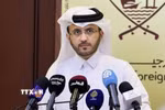 Người phát ngôn Bộ Ngoại giao Qatar Majed al-Ansari. (Ảnh: IRNA/TTXVN)