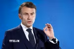 Tổng thống Pháp Emmanuel Macron. (Ảnh: IRNA/TTXVN)