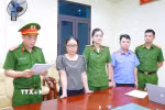 Ra lệnh khởi tố bị can, bắt tạm giam đối với đối tượng Đặng Thị Lý. (Ảnh: TTXVN phát)