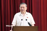 Tổng Bí thư, Chủ tịch nước Tô Lâm phát biểu. (Ảnh: Thống Nhất/TTXVN)