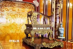 Bảo vật Quốc gia “Ngai vua triều Nguyễn” được trưng bày trở lại tại Điện Thái Hòa - Đại Nội Huế, từ ngày 4/6/2026. (Ảnh: Nguyên Lý/TTXVN)