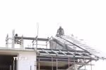 Tiến độ xây dựng tại các điểm trường ở vùng biên giới Đà Nẵng đang được đẩy nhanh. (Ảnh: Khoa Chương/TTXVN)