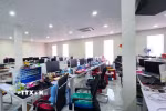 Một tòa nhà được dùng cho hoạt động lừa đảo trực tuyến tại thành phố Poipet. (Ảnh minh hoạ: AKP/TTXVN phát)