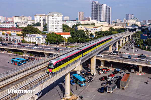 Hà Nội và Thành phố Hồ Chí Minh sẽ đầu tư hơn 2.000km đường sắt đô thị
