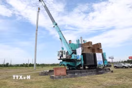 Công ty Cổ phần GĐT Ninh Bình cam kết thực hiện xây dựng dự án đúng tiến độ. (Ảnh: Đức Phương/TTXVN)