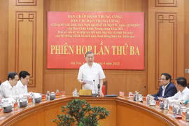 Tổng Bí thư Tô Lâm chủ trì phiên họp. (Ảnh: Thống Nhất/TTXVN)