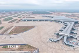 Toàn cảnh sân bay Long Thành. (Ảnh: Công Phong/TTXVN)