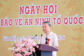 Tổng Bí thư, Chủ tịch nước Tô Lâm phát biểu. (Ảnh: Thống Nhất/TTXVN)
