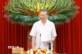 Tổng Bí thư, Chủ tịch nước Tô Lâm phát biểu chỉ đạo. (Ảnh: Thống Nhất/TTXVN)