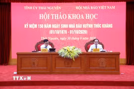 Chủ trì Hội thảo. (Ảnh: Vũ Hoàng Giang/TTXVN)