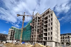 Sở Xây dựng tỉnh Quảng Trị đề xuất đưa các dự án nhà ở xã hội vào nhóm “luồng xanh”, “luồng ưu tiên” nhằm rút ngắn các thủ tục về đầu tư, đất đai, quy hoạch, xây dựng và môi trường. (Ảnh: Nguyên Linh/TTXVN)