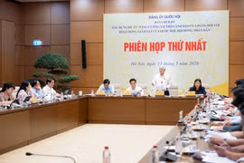 Ban Chỉ đạo Xây dựng Đề án “Tăng cường vai trò lãnh đạo của Đảng đối với hoạt động giám sát của Quốc hội, Hội đồng nhân dân” tổ chức Phiên họp thứ nhất. (Nguồn: Quochoi.vn)