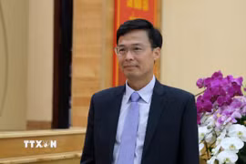Đồng chí Đinh Văn Tuấn giữ chức Phó Chủ tịch UBND tỉnh Lâm Đồng nhiệm kỳ 2021-2026. (Ảnh: Nguyễn Dũng/TTXVN)
