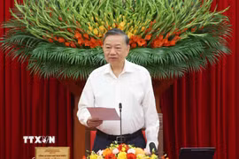 Tổng Bí thư, Chủ tịch nước Tô Lâm phát biểu chỉ đạo. (Ảnh: Thống Nhất/TTXVN)